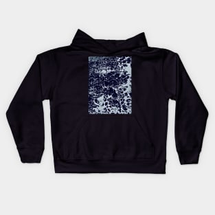 Dark sea pouring art Kids Hoodie